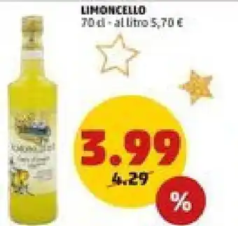 PENNY Limoncello 70 cl offerta