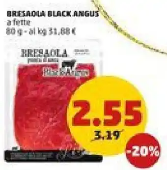 PENNY Bresaola Black Angus offerta