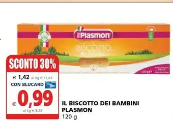 Il Gigante Plasmon Il Biscotto Dei Bambini offerta