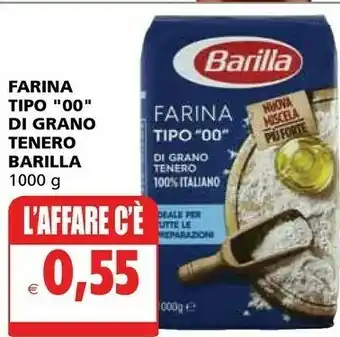 Il Gigante Barilla Farina Di Grano Tenero Tipo 00 offerta