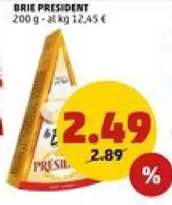 PENNY Brie President 200 g offerta