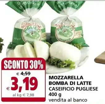 Il Gigante Caseificio pugliese Bomba Di Latte 400 G(ml) offerta