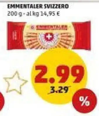 PENNY Emmentaler Svizzero 200 g offerta