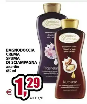 Il Gigante Spuma di Sciampagna Bagnodoccia offerta