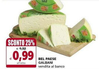 Il Gigante Galbani Bel Paese offerta