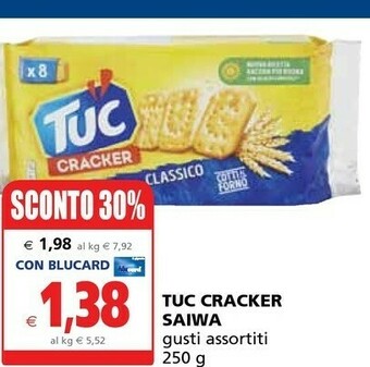 Il Gigante Saiwa Tuc Cracker Classico 250 G(ml) offerta