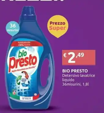 Ipersoap Bio Presto Detersivo Lavatrice Liquido offerta