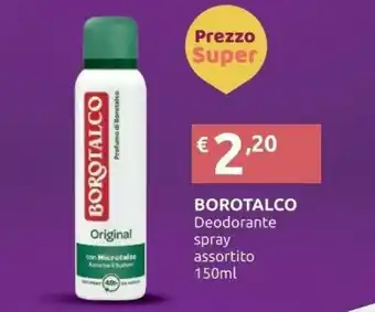 Ipersoap Borotalco Deodorante Spray offerta