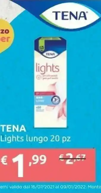 Ipersoap Tena Lights Lungo offerta