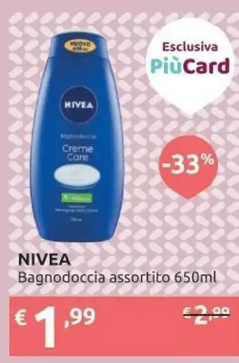 Ipersoap Nivea Bagnodoccia Assortito offerta