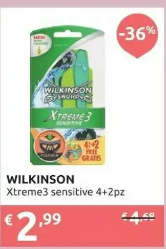 Ipersoap Wilkinson sword Wilkinson Xtreme 3 Sensitive offerta