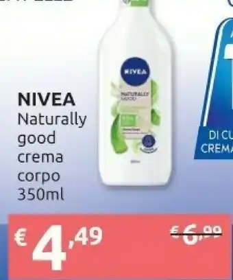 Ipersoap Nivea Naturally Good Crema Corpo offerta