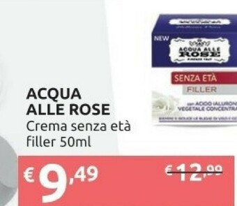 Acqua Alle Rose Crema Senza Età Filler
