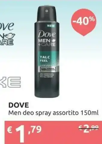 Ipersoap Dove Men Deo Spray offerta