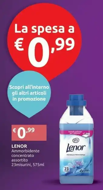 Ipersoap Lenor Ammorbidente Concentrato offerta