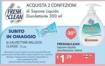 Ipersoap Fresh & Clean Sapone Liquido Disinfettante offerta