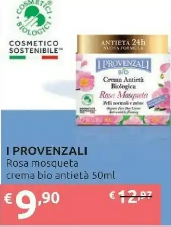 Ipersoap I Provenzali Rosa Mosqueta Crema Bio Antietà offerta