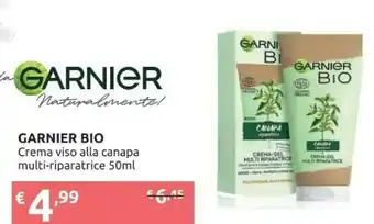 Ipersoap Garnier Bio Crema Viso Alla Canapa Multi-Riparatrice offerta