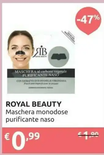 Ipersoap Royal Beauty Maschera Monodose Purificante Naso offerta