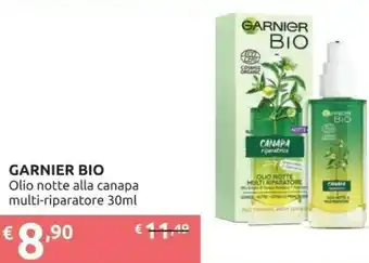 Ipersoap Garnier Bio Olio Notte Alla Canapa Multi-Riparatore offerta
