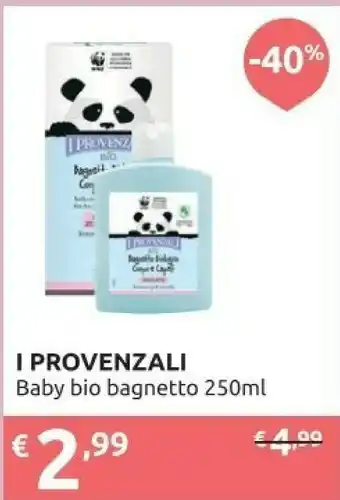 Ipersoap I Provenzali Baby Bio Bagnetto offerta