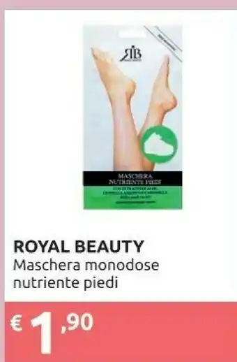Ipersoap Royal Beauty Maschera Monodose Nutriente Piedi offerta