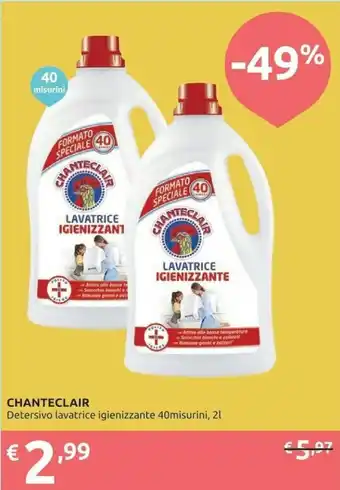 Ipersoap Chanteclair Detersivo Laavtrice Igienizzante offerta