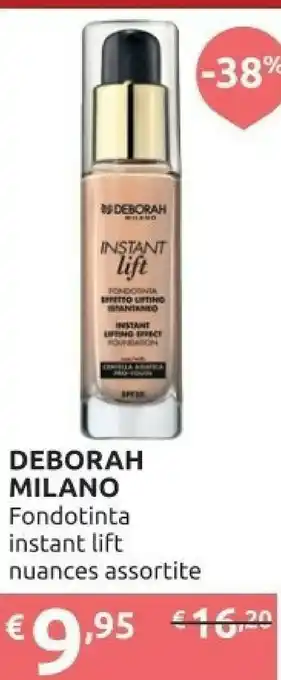 Ipersoap Deborah Milano Fondotinta Instant Lift offerta