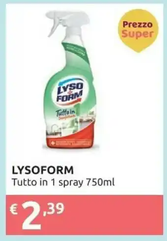 Ipersoap Lysoform Igienizzante Universale Spray 750 Ml offerta