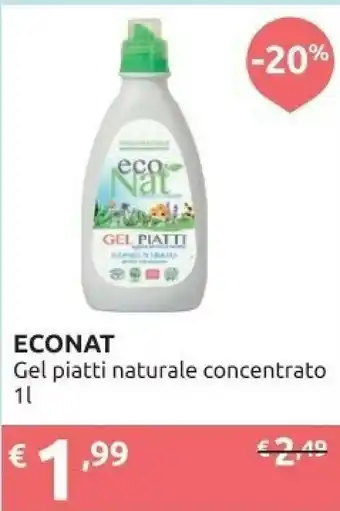 Ipersoap Econat Gel Piatti Naturale Concentrato offerta