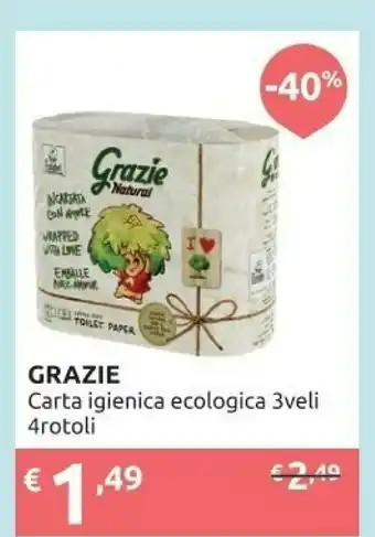 Ipersoap Grazie Carta Igienica Ecologica offerta