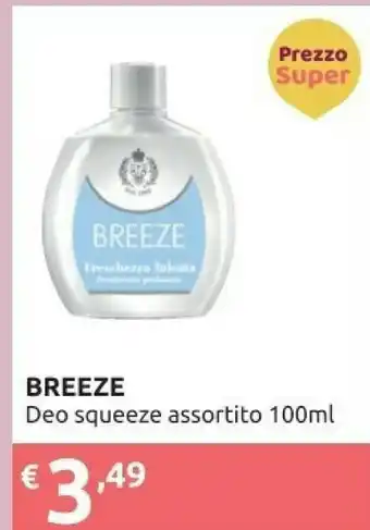 Ipersoap Breeze Deo Squeeze offerta