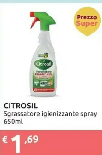 Citrosil Sgrassatore Igienizzante Spray