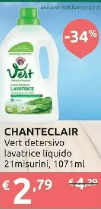 Chanteclair Vert Detersivo Lavatrice Liquido