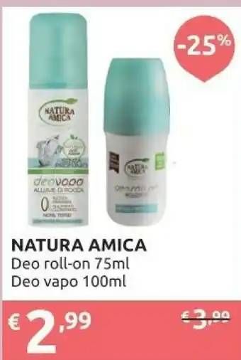 Ipersoap Natura amica Deo Roll-on offerta