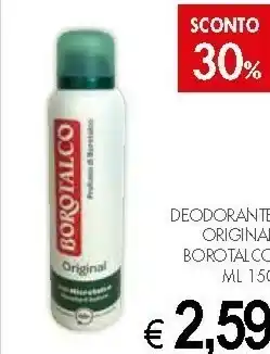 PrestoFresco Borotalco Deodorante Original offerta
