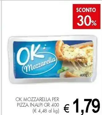 PrestoFresco Inalpi Ok Mozzarella Per Pizza offerta