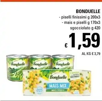 Basko Bonduelle Mais E Piselli 170 G(ml) offerta