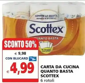 Scottex Carta Da Cucina Quanto Basta
