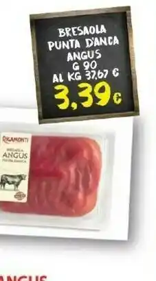 Doro Supermercati Rigamonti Angus Bresaola Punta D'anca offerta