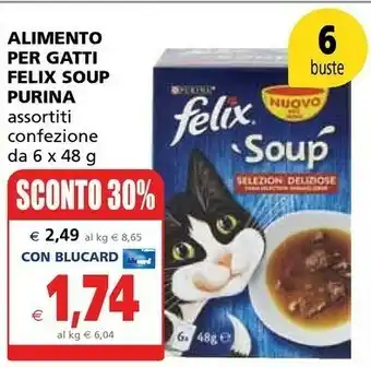Il Gigante Purina Alimento Per Gatti Soup offerta