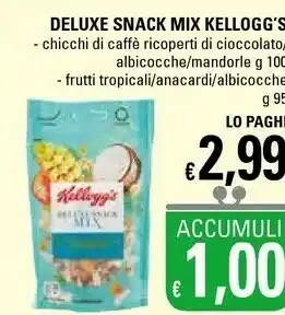 Basko Kellogg's Deluxe Snack Mix Chicchi Di Caffè Ricoperti Di Cioccolato offerta