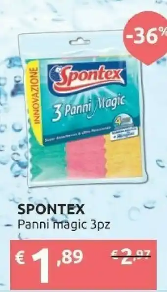 Ipersoap Spontex 3 Panni Magic offerta