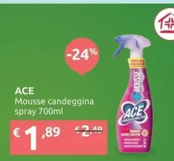 Ipersoap Ace Mousse Candeggina offerta