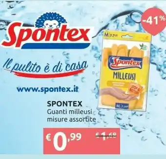 Ipersoap Spontex Guanti Milleusi offerta