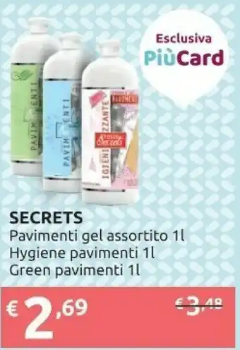 Secrets Pavimenti Gel/ Hygiene/ Green Pavimenti