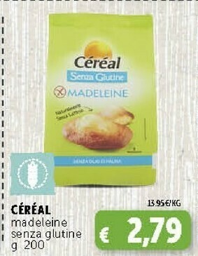 Cereal Céréal - Madeleine Senza Glutine 200 G(ml)