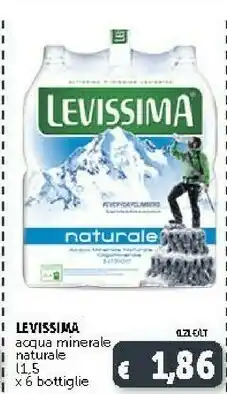 Deco Supermercati Levissima Acqua offerta