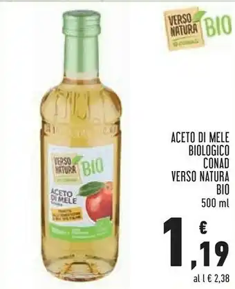 Conad Conad Aceto Di Mele Bio offerta