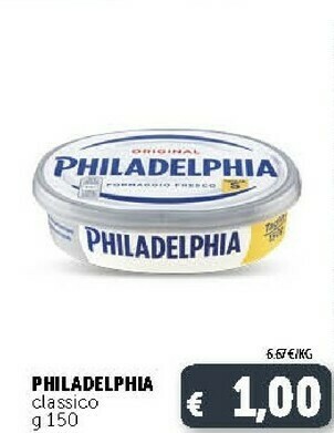 Deco Supermercati Mondelez - Philadelphia Classico Formaggio Fresco offerta
